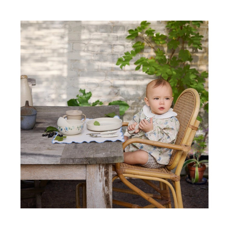 Ложка Elodie Details Набір посуду тарілка + + ніж Blue Garden