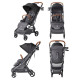 Прогулянкова коляска Ergobaby Metro 3 Deluxe Stroller Jet Black