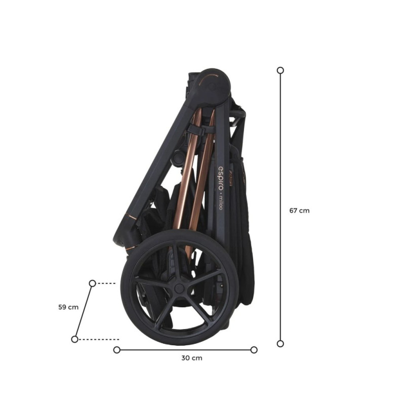 Універсальна коляска 2 в 1 ESPIRO Miloo 219 white pearl