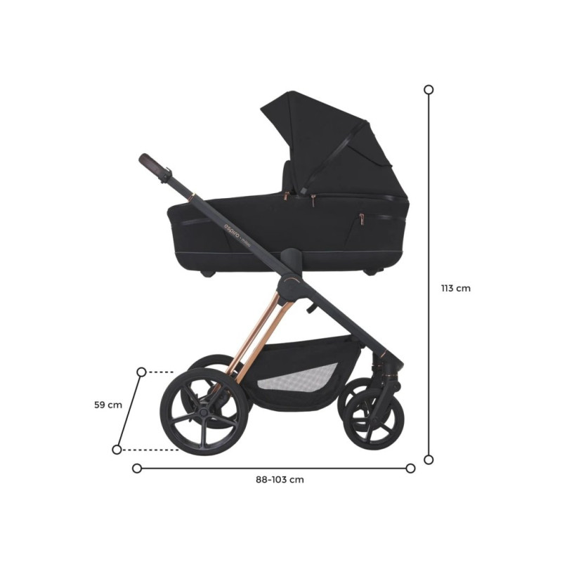 Універсальна коляска 2 в 1 ESPIRO Miloo 219 white pearl