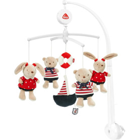 Іграшка Fehn музичний мобайл ведмедик / зайченя