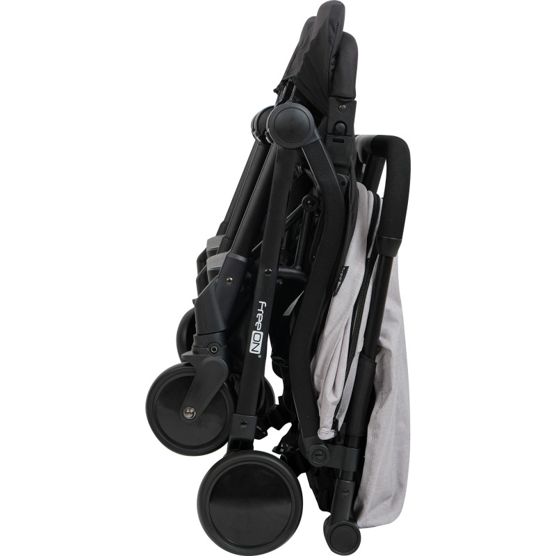 Прогулянкова коляска FreeON TWIN Black-Grey