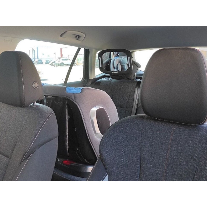 Світлодіодне дзеркало FreeON в автомобіль з підсвічуванням і дистанційним керуванням black