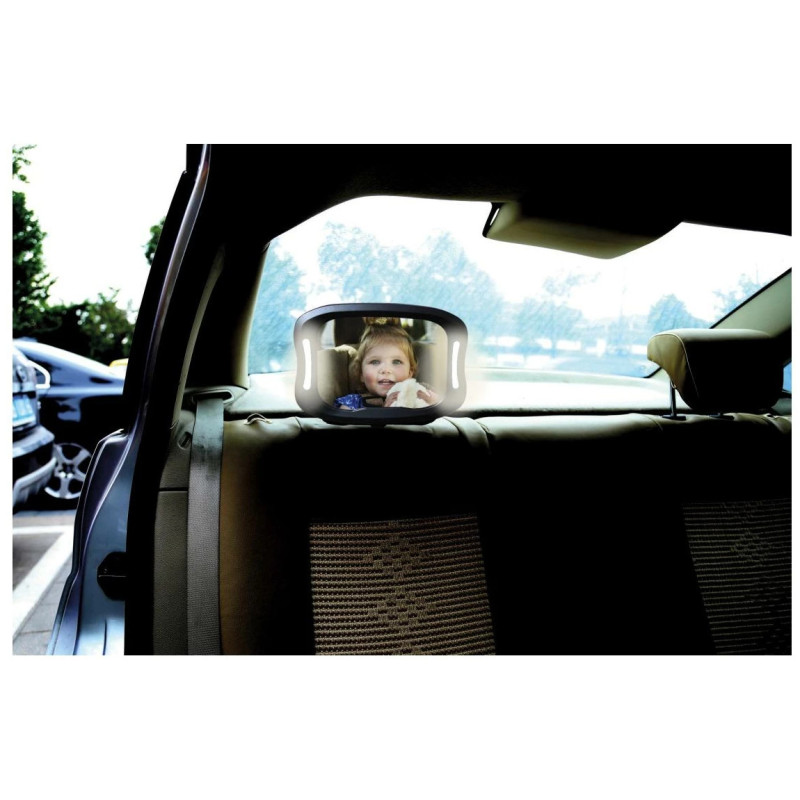 Світлодіодне дзеркало FreeON в автомобіль з підсвічуванням і дистанційним керуванням black