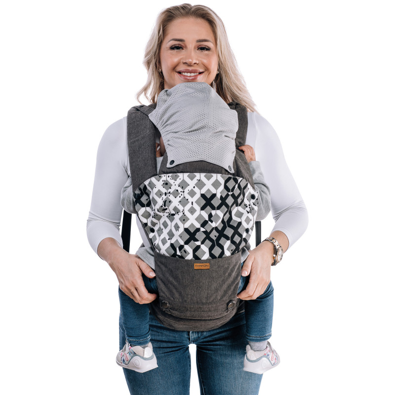 Сумка-кенгуру FreeON Discovery 6 в 1 grey