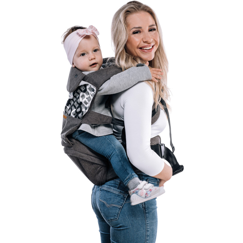 Сумка-кенгуру FreeON Discovery 6 в 1 grey