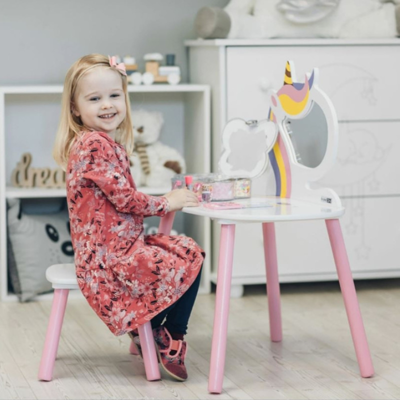 Комплект меблів дитячий FreeON Unicorn white - pink