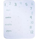 Ковдра дитяча Bubaba by FreeON MY FIRST YEAR MINT-WHITE 70х90