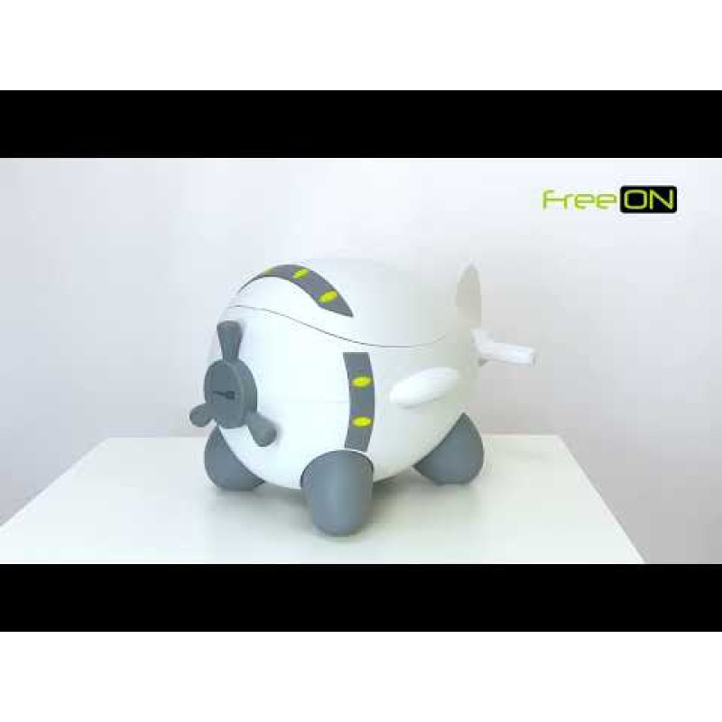 Дитячий горщик FreeON Plane white - grey