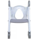 Дитячий горщик з драбинкою FreeON white - grey