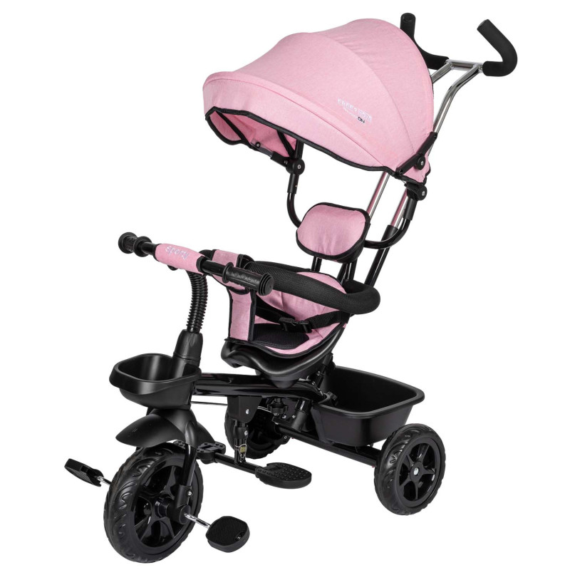 Триколісний дитячий велосипед FreeON Free2Move Sport black - pink