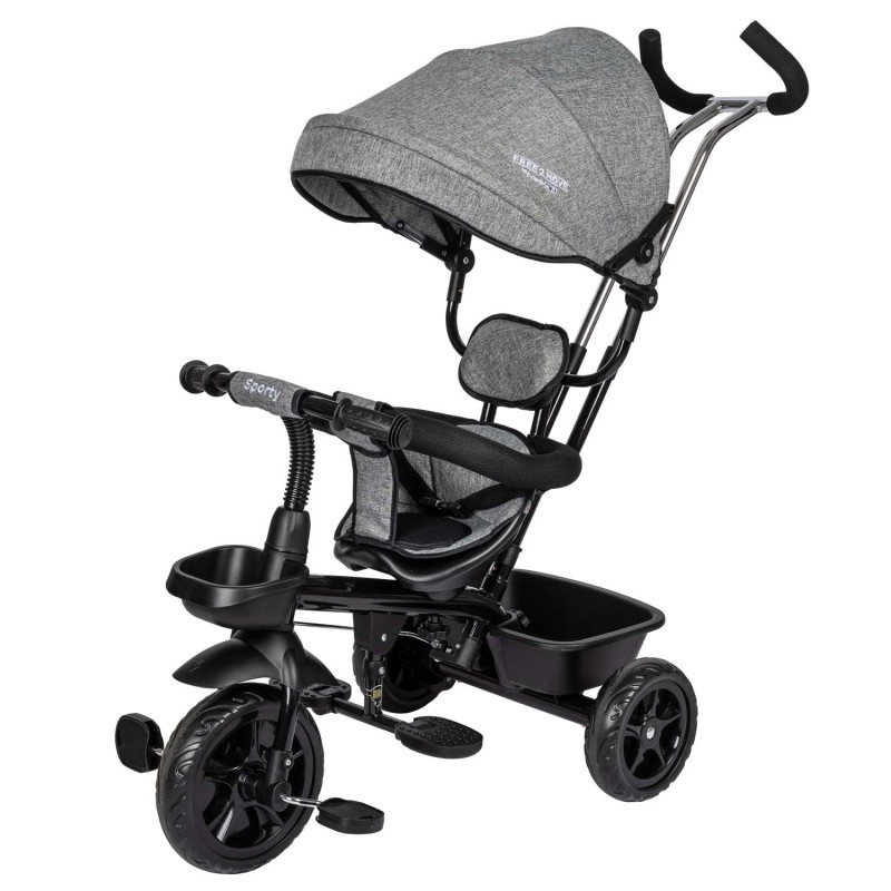 Триколісний дитячий велосипед FreeON Free2Move Sport black - grey