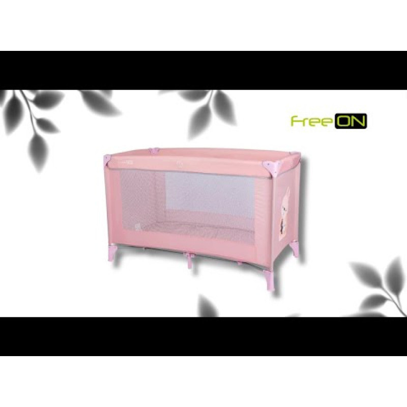 Ліжко-манеж дитяче FreeON Travel Love grey