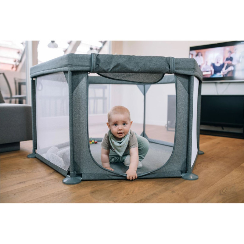 Манеж для дитини FreeON Hexagon grey