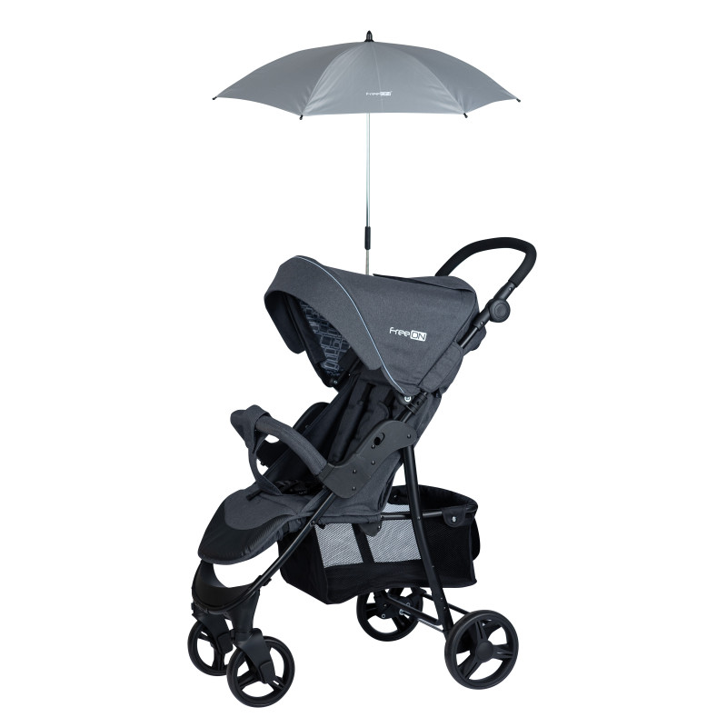 Парасоля для дитячої коляски FreeON Light Grey