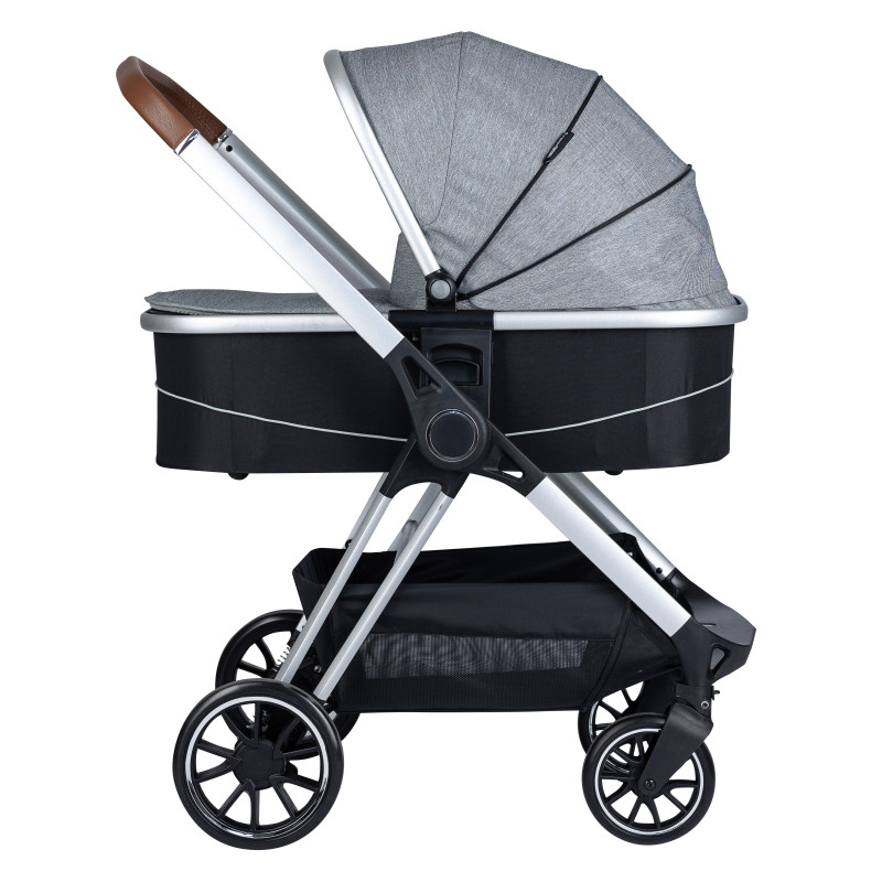 Універсальна коляска 3 в 1 FreeON Fantasy grey - black