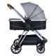 Універсальна коляска 3 в 1 FreeON Fantasy grey - black