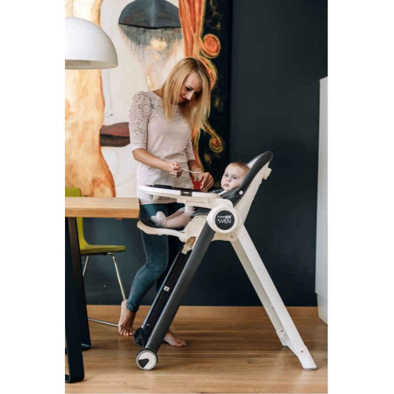 Стілець для годування дитини FreeON SVEN de lux Dark Grey