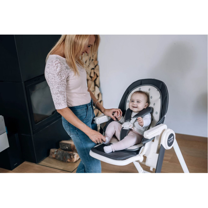 Стілець для годування дитини FreeON SVEN de lux Dark Grey