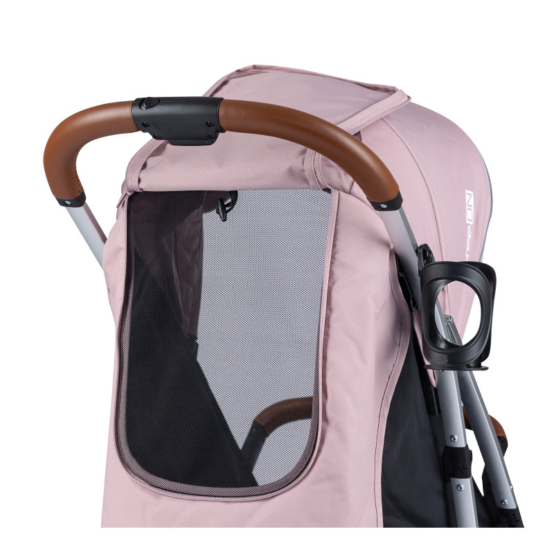 Прогулянкова коляска FreeON Lux Premium dusty pink - black