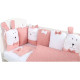 Комплект дитячої постільної білизни Bubaba by FreeON SLEEP QUARDIAN PINK (12 шт.)