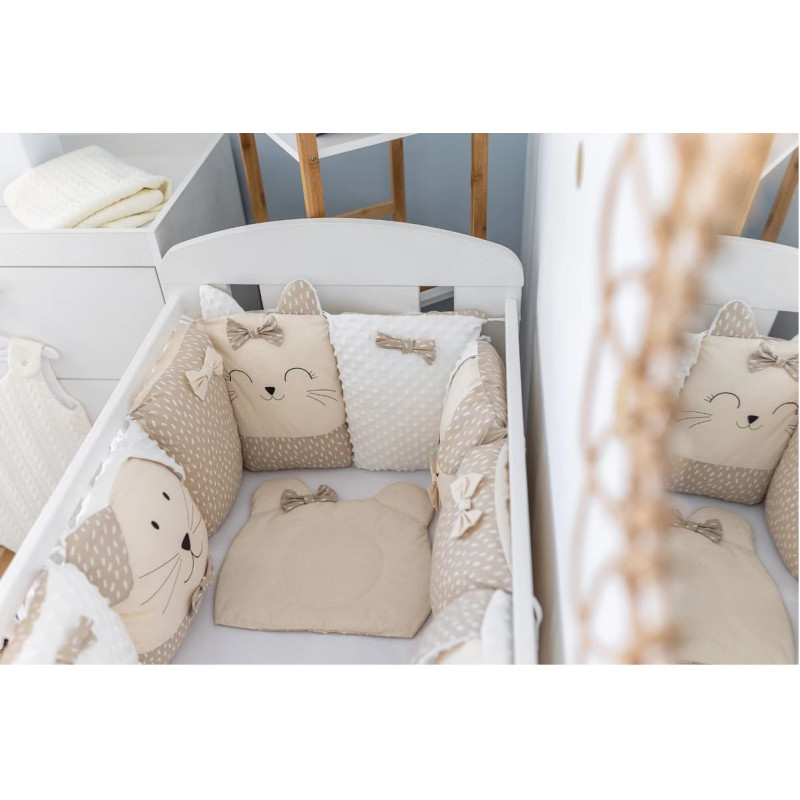 Комплект дитячої постільної білизни Bubaba by FreeON SLEEP QUARDIAN BEIGE (12 шт.)