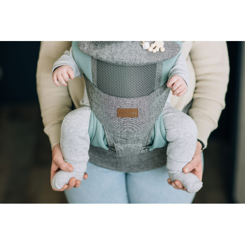 Сумка-кенгуру FreeON Easy Move 3в1 mint-grey