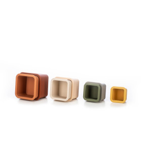 Силіконовий сортер FreeON Вежа квадрат multicolour