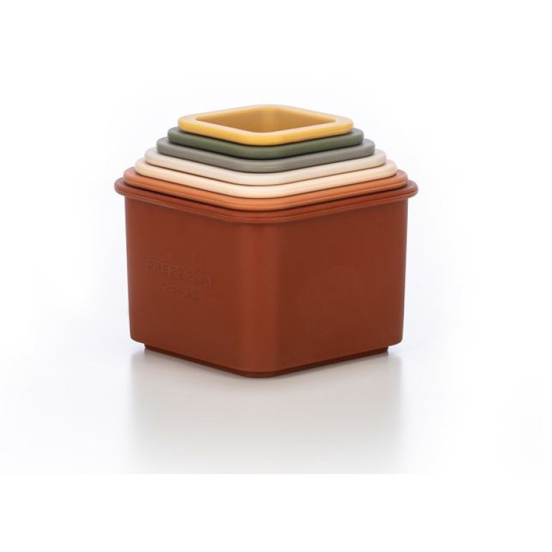 Силіконовий сортер FreeON Вежа квадрат multicolour