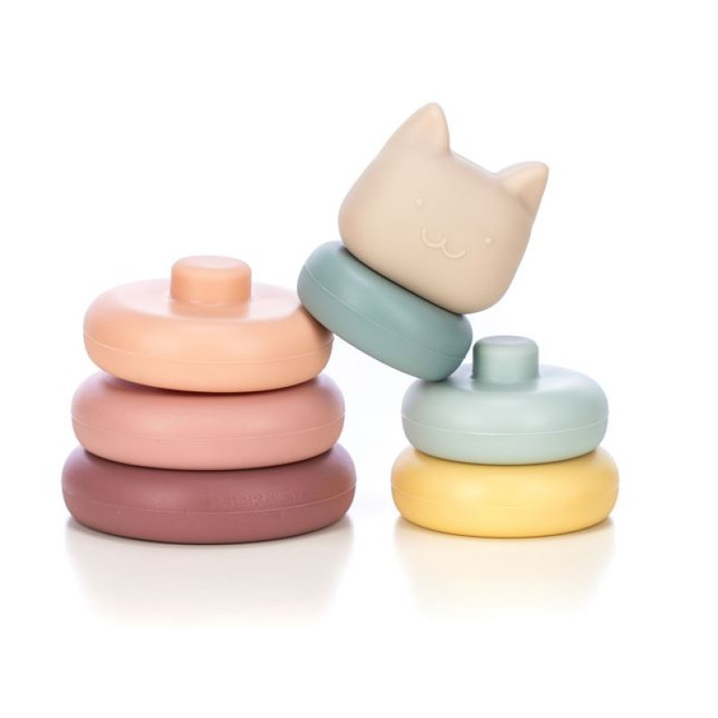 Силіконовий сортер FreeON Вежа Kitty multicolour