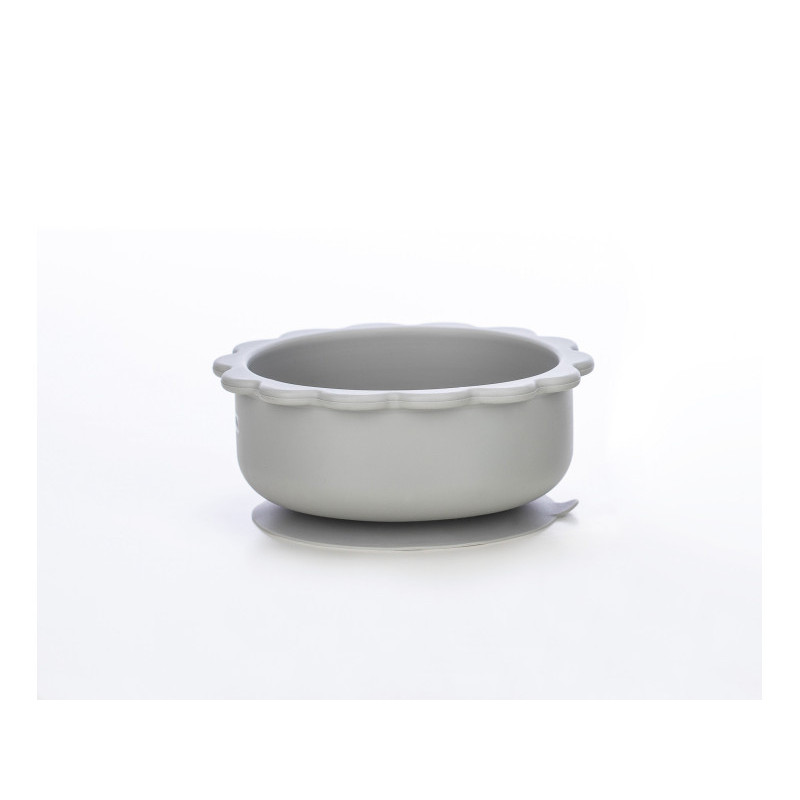 Силіконова миска дитяча FreeON Bear grey