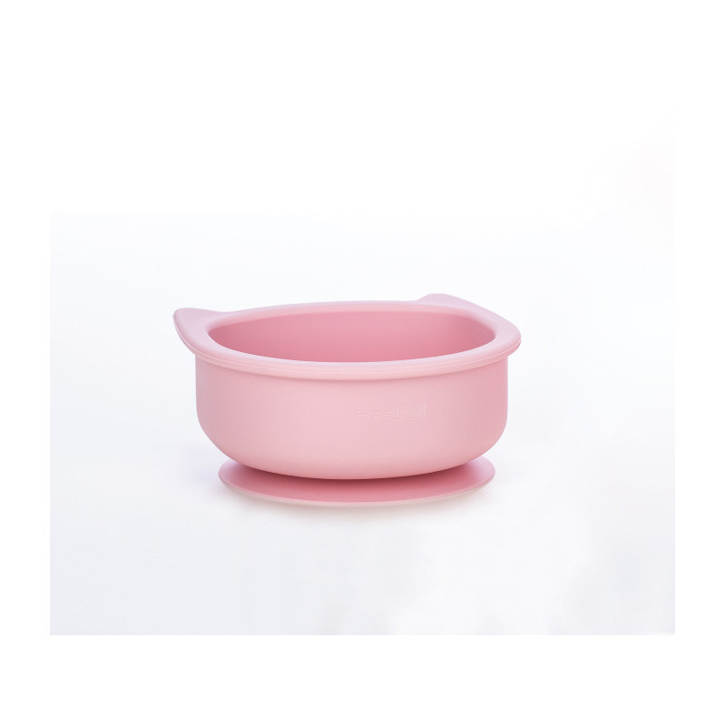 Силіконова миска дитяча FreeON Kitty pink