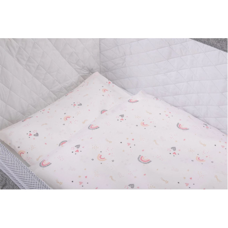 Комплект дитячої постільної білизни Bubaba by FreeON RAINBOW PINK (5 шт.)