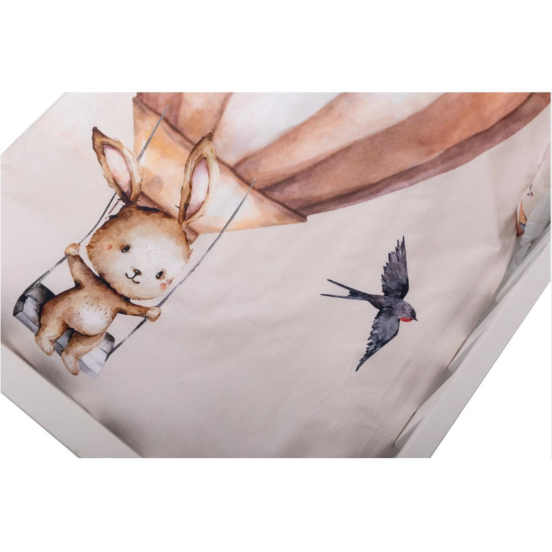 Комплект дитячої постільної білизни Bubaba by FreeON FLYING BUNNY BEIGE (6 шт.)