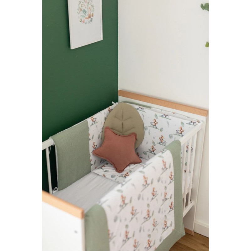 Комплект дитячої постільної білизни Bubaba by FreeON LITTLE FOX JOURNEY (6 шт.)