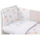 Комплект дитячої постільної білизни Bubaba by FreeON SLEEPY ANIMALS (6 шт.)