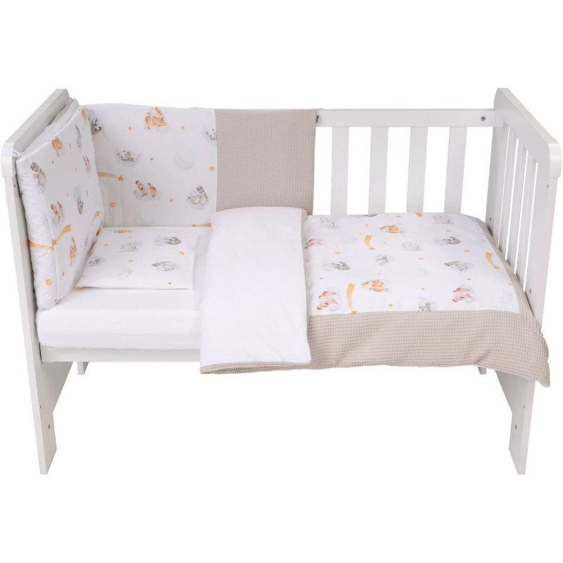 Комплект дитячої постільної білизни Bubaba by FreeON SLEEPY ANIMALS (6 шт.)