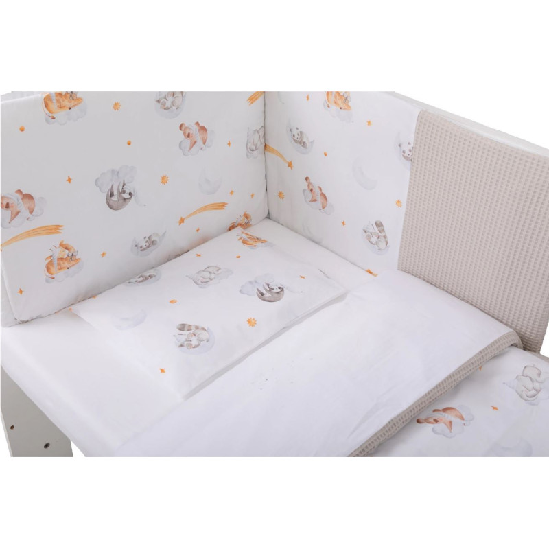 Комплект дитячої постільної білизни Bubaba by FreeON SLEEPY ANIMALS (6 шт.)