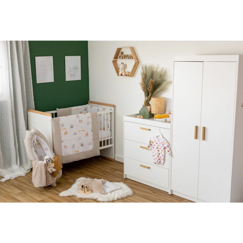 Комплект дитячої постільної білизни Bubaba by FreeON SLEEPY ANIMALS (6 шт.)