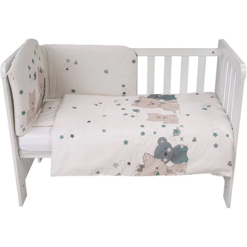 Комплект дитячої постільної білизни Bubaba by FreeON ROMANTIC TEDDY (6 шт.)