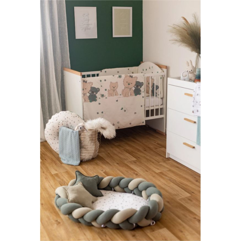 Комплект дитячої постільної білизни Bubaba by FreeON ROMANTIC TEDDY (6 шт.)