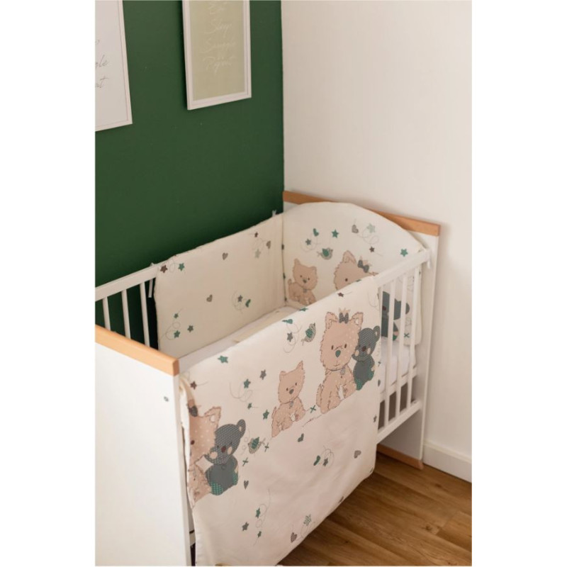 Комплект дитячої постільної білизни Bubaba by FreeON ROMANTIC TEDDY (6 шт.)