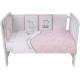 Комплект дитячої постільної білизни Bubaba by FreeON TEDDY PINK (10 шт.)
