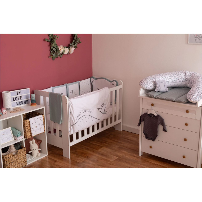 Комплект дитячої постільної білизни Bubaba by FreeON TEDDY MINT (10 шт.)