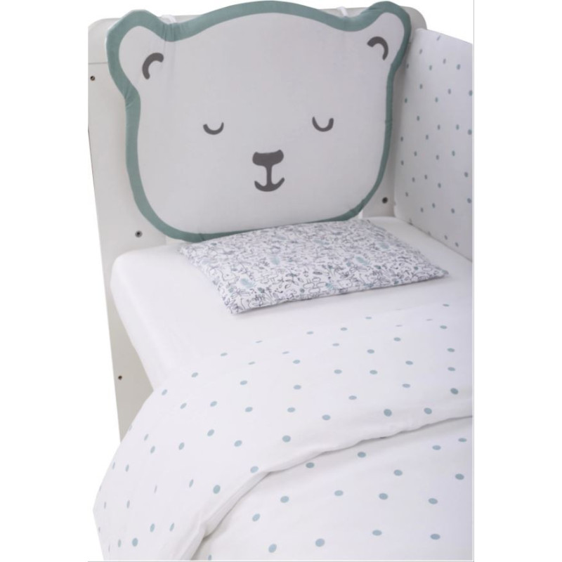Комплект дитячої постільної білизни Bubaba by FreeON TEDDY MINT (10 шт.)