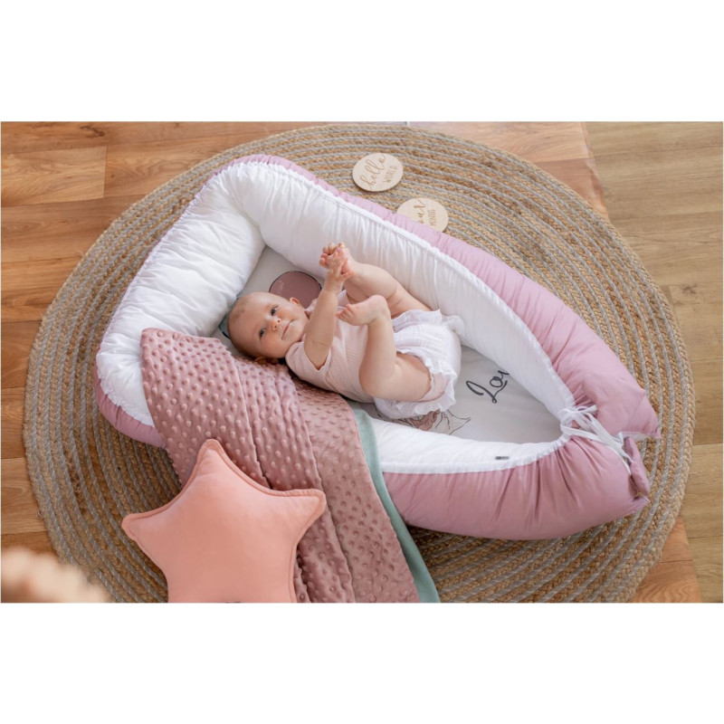 Дитячий кокон Bubaba by FreeON BUNNY IN LOVE PINK