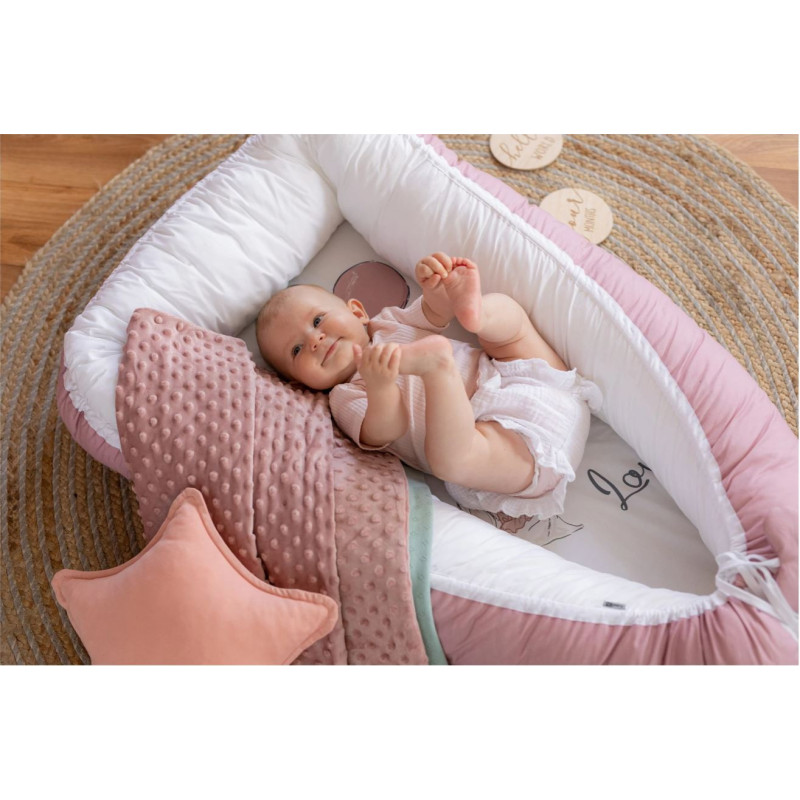 Дитячий кокон Bubaba by FreeON BUNNY IN LOVE PINK