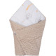Конверт-ковдра для дитини 2 в 1 Bubaba by FreeON SLEEPY ANIMALS BEIGE 65х65