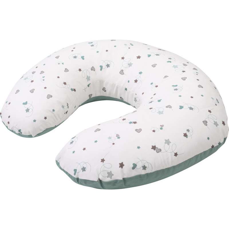 Подушка Bubaba by FreeON GREEN STARS 70х60 white - green