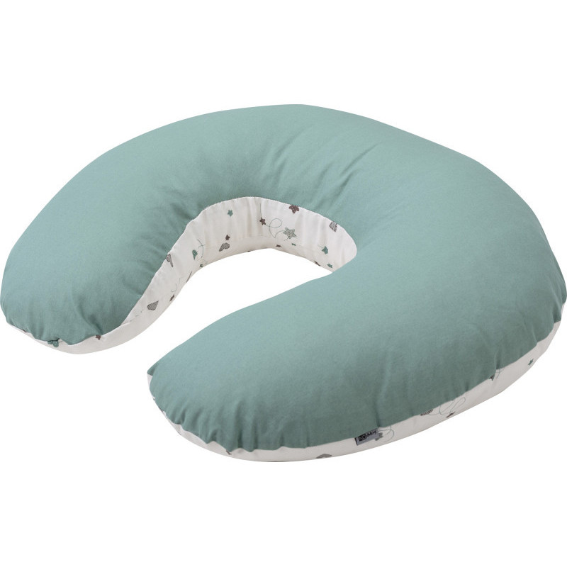 Подушка Bubaba by FreeON GREEN STARS 70х60 white - green